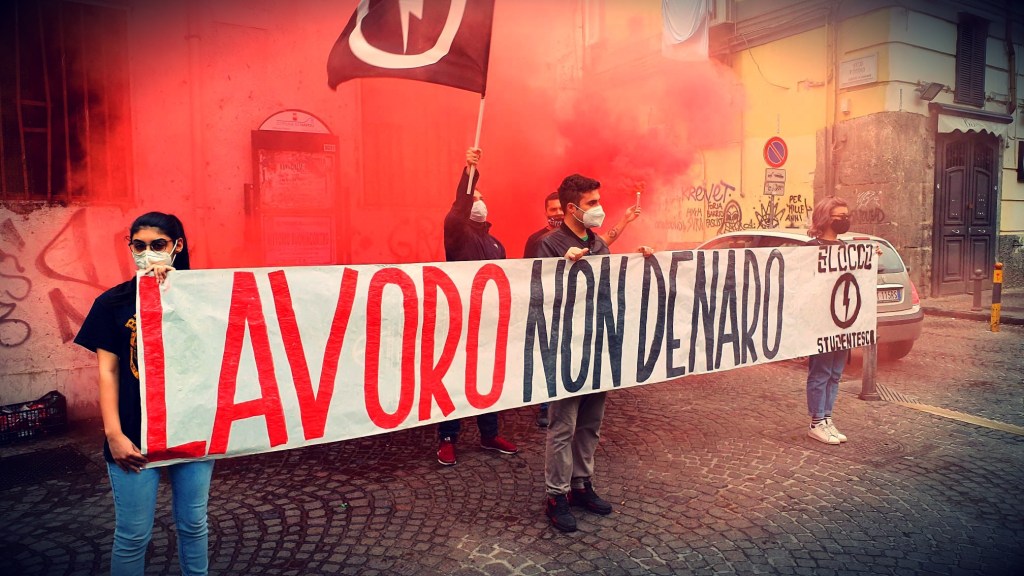 LAVORO NON DENARO – Blocco Studentesco&nbsp;Napoli
