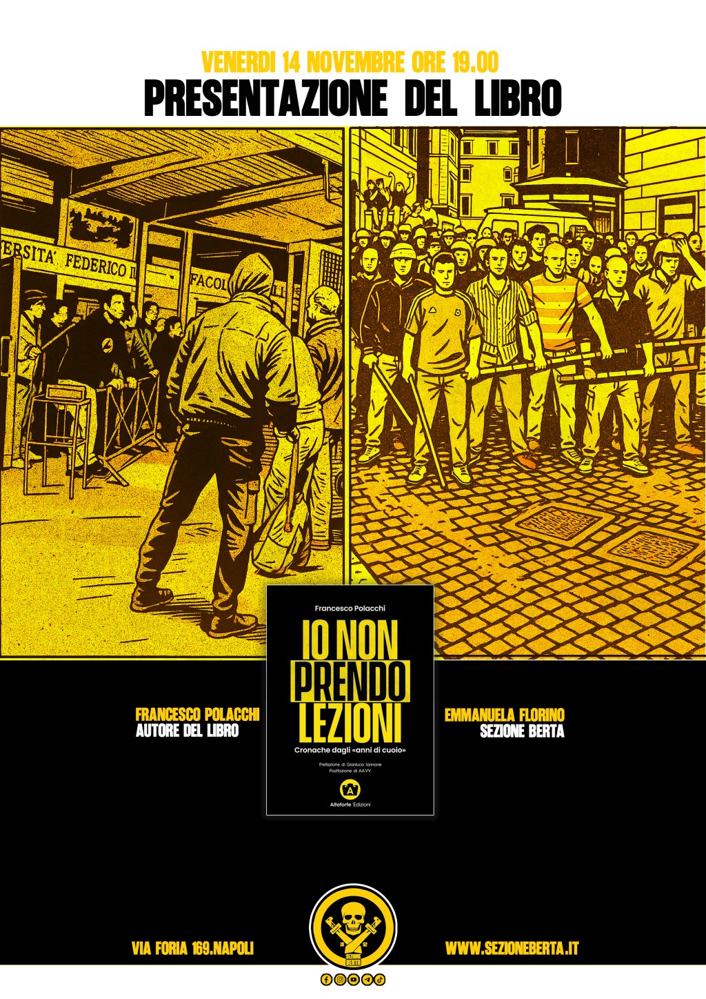 Presentazione:” Io non prendo lezioni” alla&nbsp;Berta