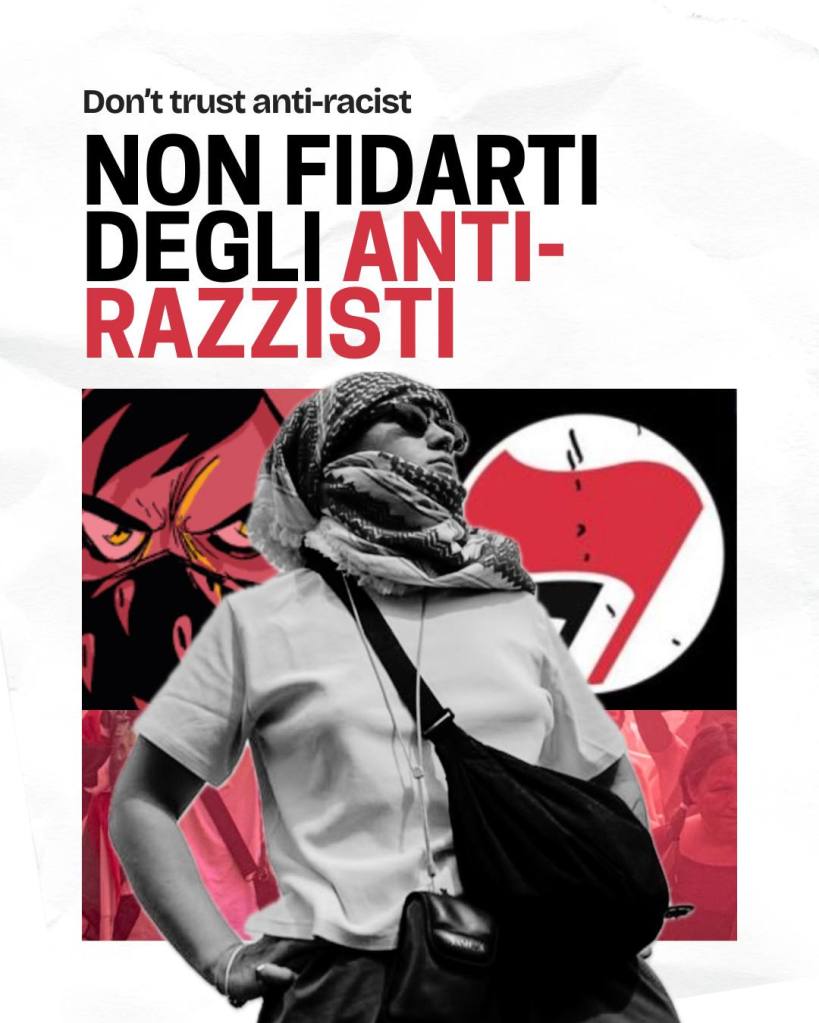 Non ti fidare degli “antirazzisti”