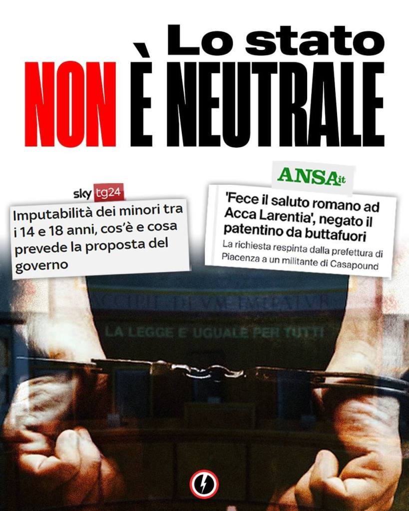 LO STATO NON È&nbsp;NEUTRALE